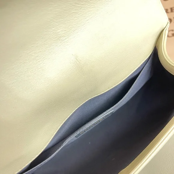 CHANEL Leather Medium Cube Boy Bag Shoulder Bag - Picture 9 of 15